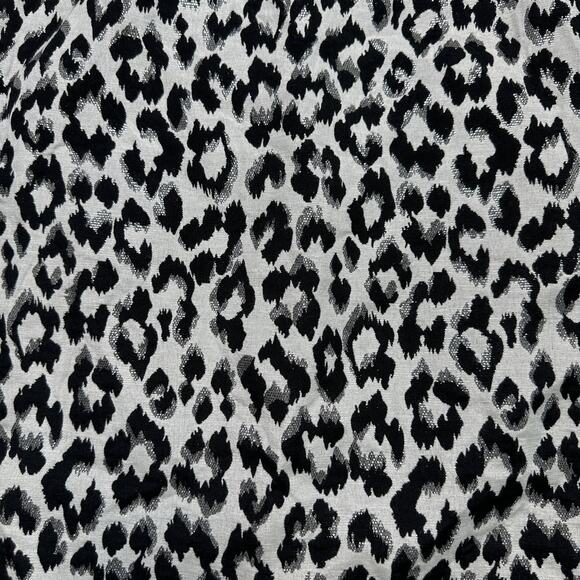 Clavin Tran Designer Black And White Animal Print Midi Skirt 2 New With Tags - Picture 4 of 5